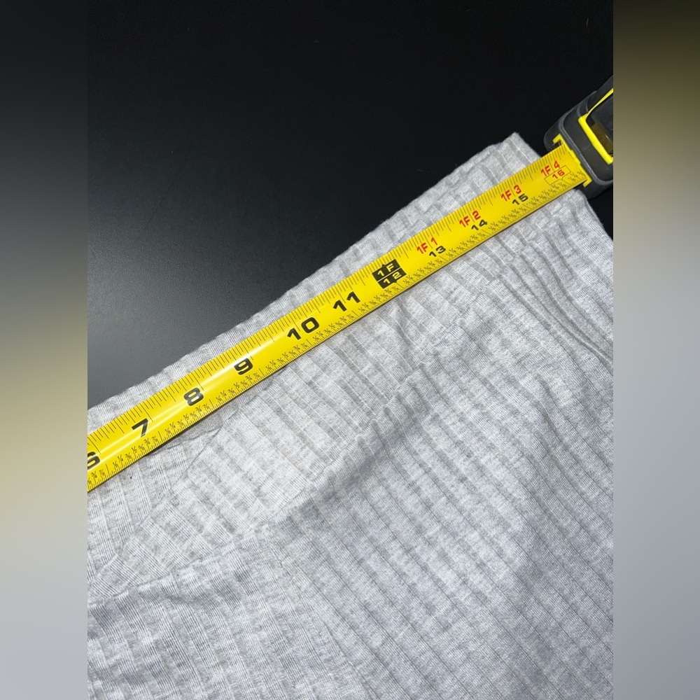 Misguided Grey Ribbed Solid Gray Cross Waist Bike… - image 5